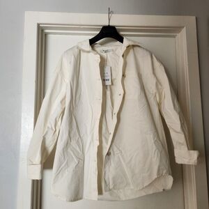 White Denim Overshirt from NAKD 38